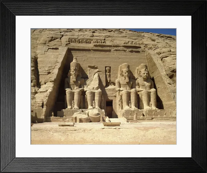 Framed Print : Ramses, Abu Simbel, Egypt, 1984. Creator: Ethel Davies Framed Print : Ramses, Abu Simbel, Egypt, 1984. Creator: Ethel Davies