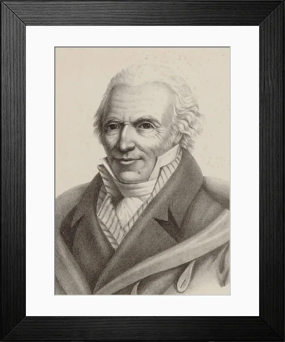Framed Print : Portrait of the composer Bernard Jumentier (1749-1829), ca 1820. Creator: Anonymous Framed Print : Portrait of the composer Bernard Jumentier (1749-1829), ca 1820. Creator: Anonymous