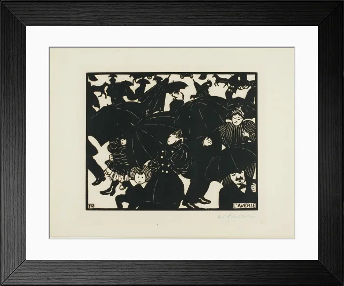 Framed Print : The Shower, 1894. Creator: Félix Vallotton Framed Print : The Shower, 1894. Creator: Félix Vallotton