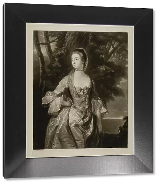 Mrs. Bonfoy, c. 1754. Creator: James McArdell