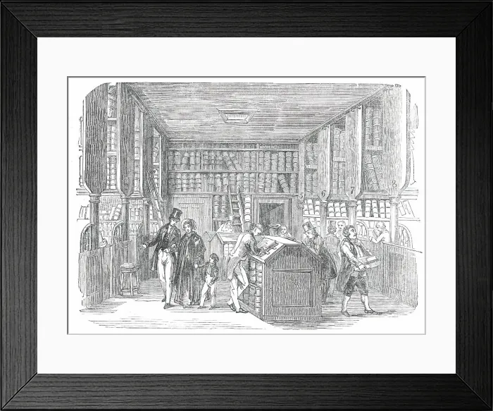 Framed Print : The Prerogative Court, Doctors Commons, 1850. Creator: Unknown Framed Print : The Prerogative Court, Doctors Commons, 1850. Creator: Unknown