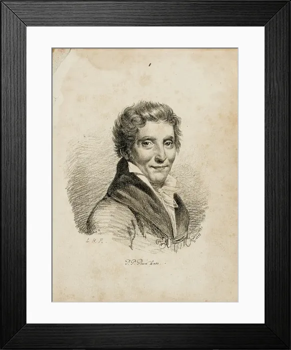 Framed Print : Portrait of Painter Pierre-Paul Prud'hon (1758-1823). Creator: Anonymous Framed Print : Portrait of Painter Pierre-Paul Prud'hon (1758-1823). Creator: Anonymous