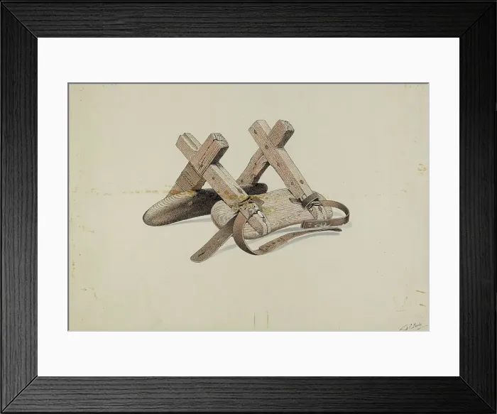 Framed Print : Pack Saddle, 1935 / 1942. Creator: Frank C. Barks Framed Print : Pack Saddle, 1935 / 1942. Creator: Frank C. Barks