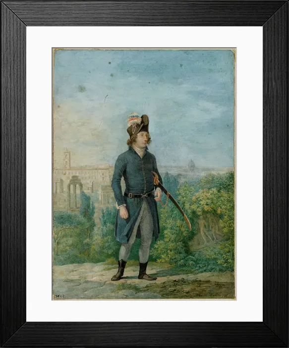 Framed Print : Jean-Étienne Championnet (1762-1800) in Rome. Creator: Muller, Charles François (1789-1855) Framed Print : Jean-Étienne Championnet (1762-1800) in Rome. Creator: Muller, Charles François (1789-1855)