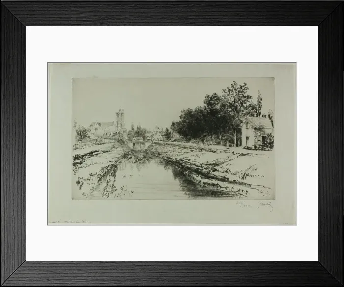 Framed Print : The Guard House, 1901. Creator: Gustave Leheutre Framed Print : The Guard House, 1901. Creator: Gustave Leheutre