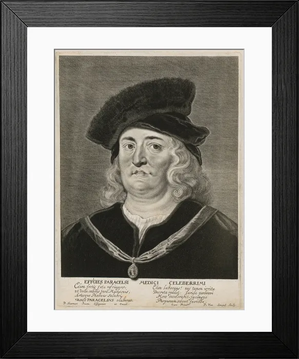 Framed Print : Portrait of Paracelsus, c. 1640. Creator: Sompel, Pieter van (1600-after 1644) Framed Print : Portrait of Paracelsus, c. 1640. Creator: Sompel, Pieter van (1600-after 1644)