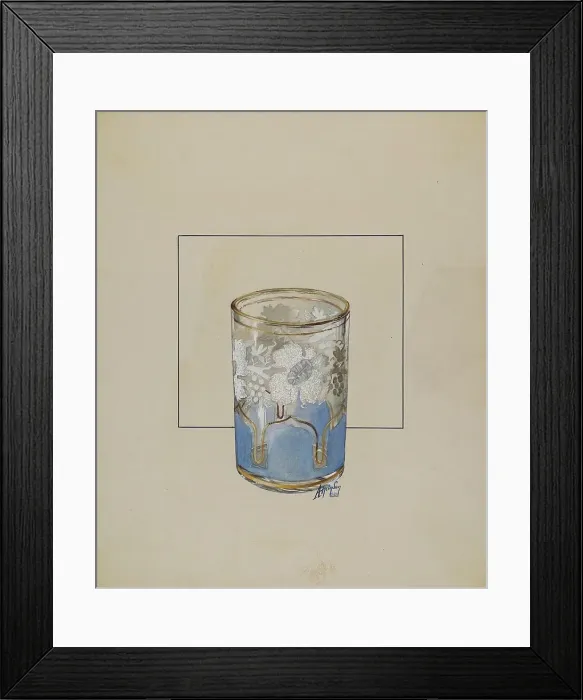Framed Print : Tumbler, 1937. Creator: Ralph Atkinson Framed Print : Tumbler, 1937. Creator: Ralph Atkinson
