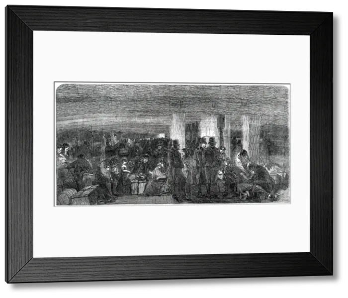 Framed Print : Scene between Decks, 1850. Creator: Unknown Framed Print : Scene between Decks, 1850. Creator: Unknown