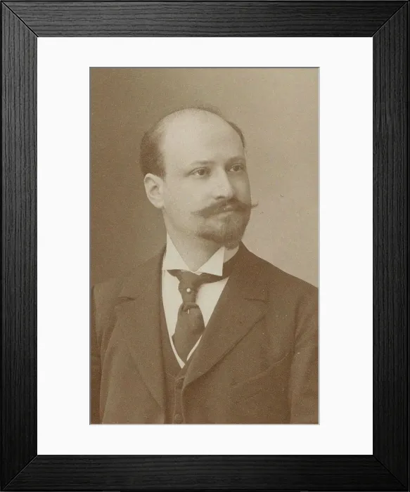 Framed Print : Portrait of the composer Camille Erlanger (1863-1919). Creator: Photo studio Nadar Framed Print : Portrait of the composer Camille Erlanger (1863-1919). Creator: Photo studio Nadar