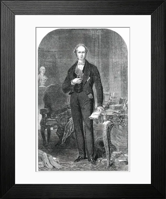 Framed Print : The Right Hon. Lord Viscount Palmerston, G.C.B. - from the picture by John Partridge, 1850. Creator: Unknown Framed Print : The Right Hon. Lord Viscount Palmerston, G.C.B. - from the picture by John Partridge, 1850. Creator: Unknown
