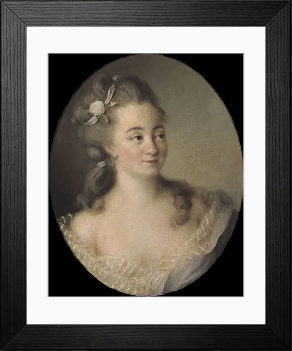 Framed Print : Portrait of Rosalie Dugazon (1755-1821). Creator: Anonymous Framed Print : Portrait of Rosalie Dugazon (1755-1821). Creator: Anonymous