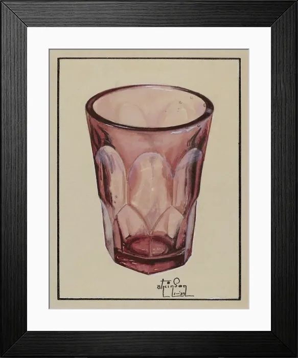 Framed Print : Whiskey Glass, 1937. Creator: Ralph Atkinson Framed Print : Whiskey Glass, 1937. Creator: Ralph Atkinson