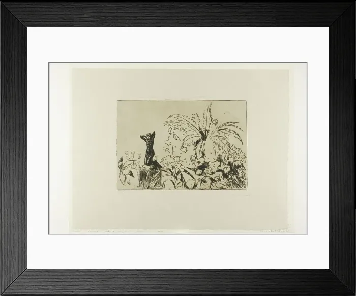 Framed Print : Veranda, 1902. Creator: Edvard Munch Framed Print : Veranda, 1902. Creator: Edvard Munch