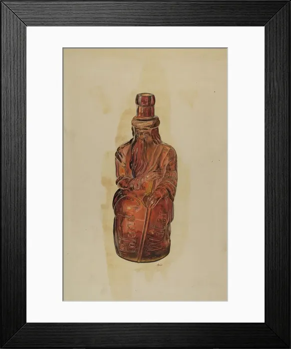 Framed Print : Bottle, c. 1938. Creator: Ralph Atkinson