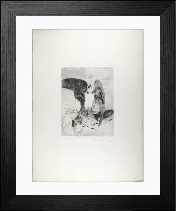 Framed Print : Harpy, 1894. Creator: Edvard Munch Framed Print : Harpy, 1894. Creator: Edvard Munch