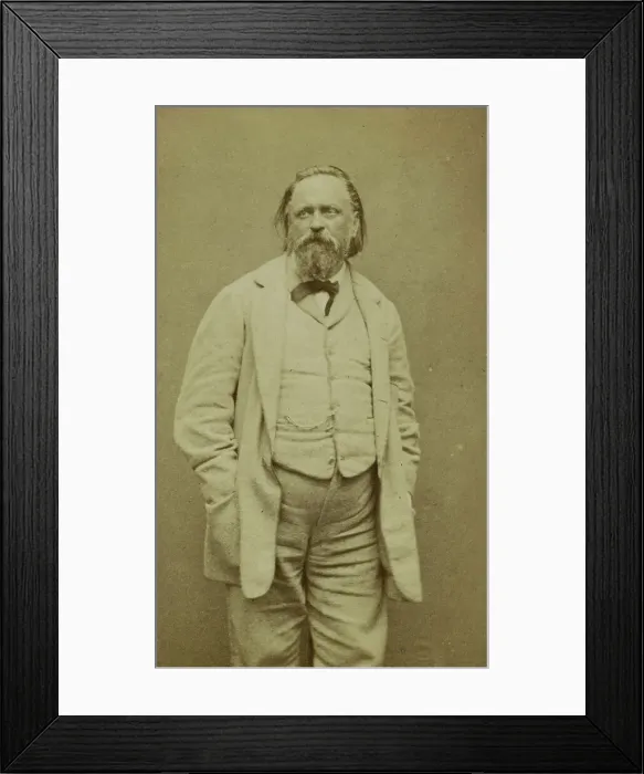 Framed Print : Portrait of Aleksandr Ivanovich Herzen (1812-1870), 1860s. Creator: Carjat, Étienne (1828-1906) Framed Print : Portrait of Aleksandr Ivanovich Herzen (1812-1870), 1860s. Creator: Carjat, Étienne (1828-1906)