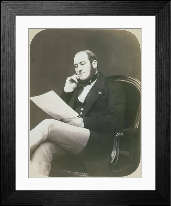 Framed Print : Portrait of Georges-Eugène Baron Haussmann (1809-1891), 1864. Creator: Petit, Pierre (1598-1677) Framed Print : Portrait of Georges-Eugène Baron Haussmann (1809-1891), 1864. Creator: Petit, Pierre (1598-1677)