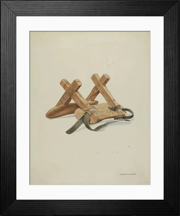 Framed Print : Saddle, c. 1937. Creator: Frank C. Barks Framed Print : Saddle, c. 1937. Creator: Frank C. Barks