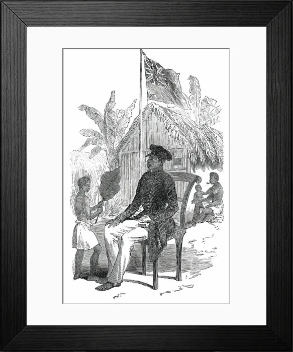 Framed Print : King Peppel, of Bonny-Town, 1850. Creator: Unknown Framed Print : King Peppel, of Bonny-Town, 1850. Creator: Unknown