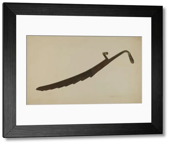 Framed Print : Knife, c. 1939. Creator: Harold Ballerd Framed Print : Knife, c. 1939. Creator: Harold Ballerd