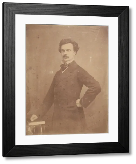 Framed Print : Portrait of the singer and composer Joseph Tagliafico (1821-1900). Creator: Anonymous Framed Print : Portrait of the singer and composer Joseph Tagliafico (1821-1900). Creator: Anonymous