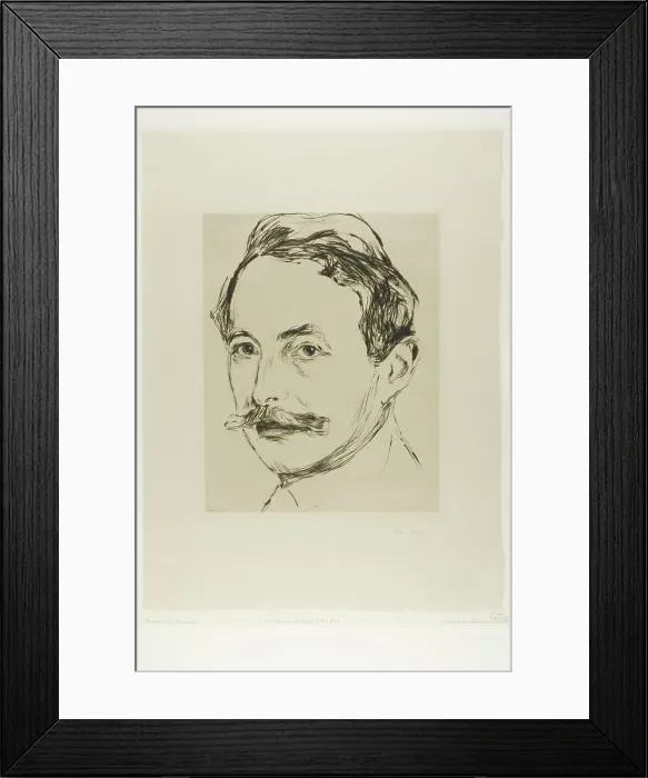 Framed Print : Dr. Max Linde, 1902. Creator: Edvard Munch Framed Print : Dr. Max Linde, 1902. Creator: Edvard Munch