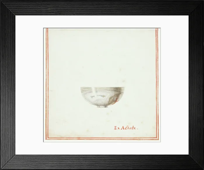 Framed Print : Agate Bowl, n.d. Creator: Giuseppe Grisoni Framed Print : Agate Bowl, n.d. Creator: Giuseppe Grisoni