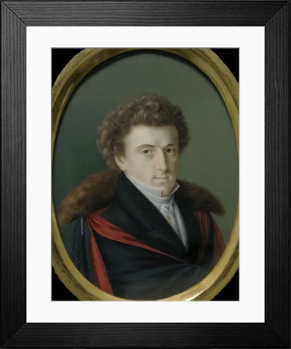 Framed Print : Carl Jonas Ludvig (Love) Almquist (1793-1866). Creator: Stelzner, Carl Ferdinand (1805-1894) Framed Print : Carl Jonas Ludvig (Love) Almquist (1793-1866). Creator: Stelzner, Carl Ferdinand (1805-1894)