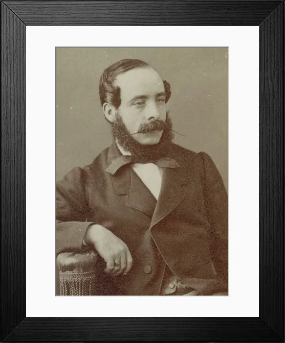 Framed Print : Portrait of the violinist and composer Adolphe Blanc (1828-1885), c. 1870. Creator: Photo studio Nadar Framed Print : Portrait of the violinist and composer Adolphe Blanc (1828-1885), c. 1870. Creator: Photo studio Nadar