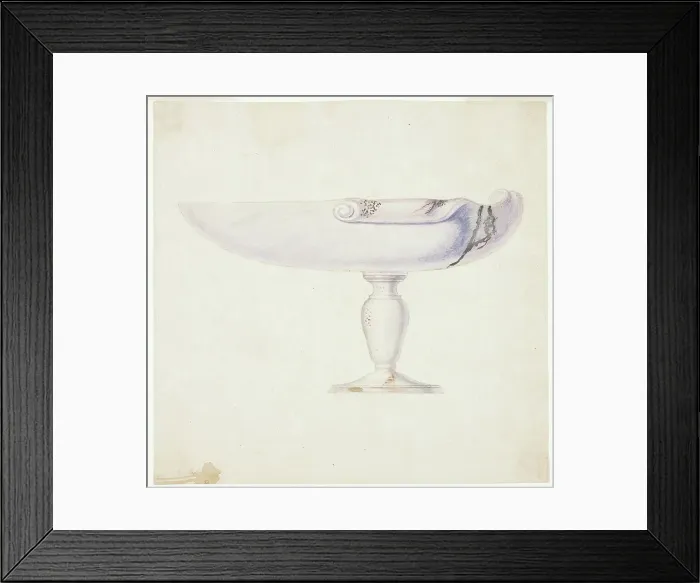 Framed Print : Purple Shell on a Stand, n.d. Creator: Giuseppe Grisoni Framed Print : Purple Shell on a Stand, n.d. Creator: Giuseppe Grisoni