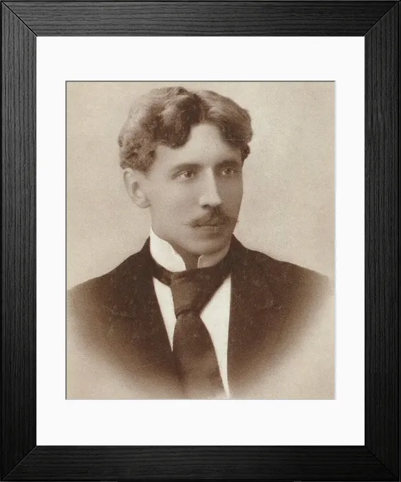 Framed Print : Portrait of Mikalojus Konstantinas Ciurlionis (1875-1911), 1898. Creator: Anonymous Framed Print : Portrait of Mikalojus Konstantinas Ciurlionis (1875-1911), 1898. Creator: Anonymous