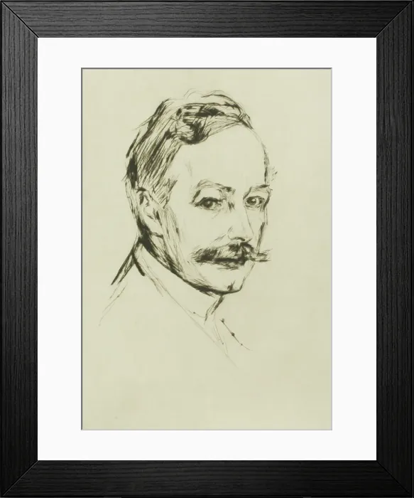 Framed Print : Dr. Max Linde, 1902. Creator: Edvard Munch Framed Print : Dr. Max Linde, 1902. Creator: Edvard Munch