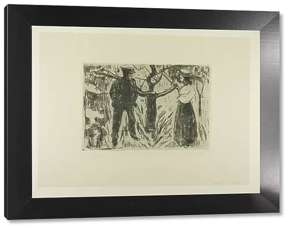 Adam and Eve, 1915. Creator: Edvard Munch