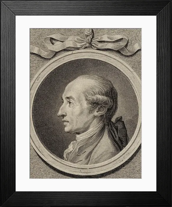 Framed Print : Portrait of the composer Johann Anton André (1775-1842). Creator: Berger, Daniel (1744-1824) Framed Print : Portrait of the composer Johann Anton André (1775-1842). Creator: Berger, Daniel (1744-1824)