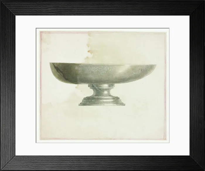 Framed Print : Irregular Green Stone Basin, n.d. Creator: Giuseppe Grisoni Framed Print : Irregular Green Stone Basin, n.d. Creator: Giuseppe Grisoni
