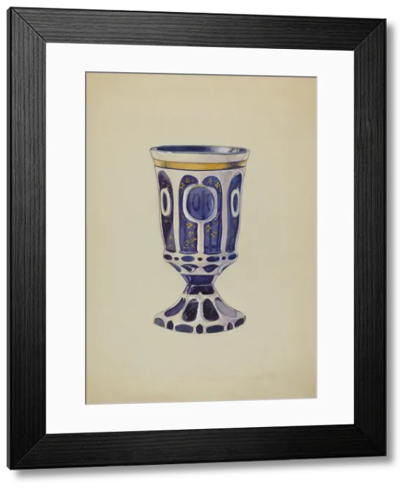 Framed Print : Vase, c. 1936. Creator: Ralph Atkinson Framed Print : Vase, c. 1936. Creator: Ralph Atkinson