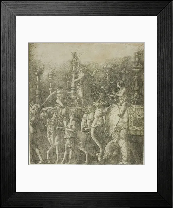 Framed Print : The Triumph of Julius Caesar, c.1498. Creator: School of Andrea Mantegna Framed Print : The Triumph of Julius Caesar, c.1498. Creator: School of Andrea Mantegna