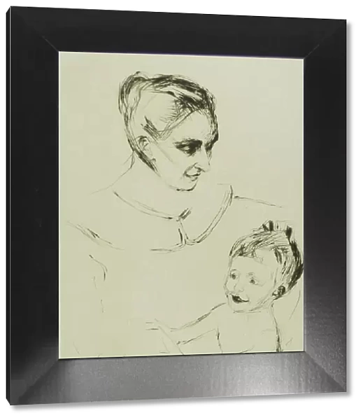 A Mother's Joy, 1902. Creator: Edvard Munch