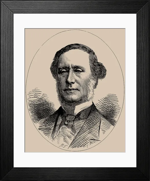 Framed Print : Portrait of the composer William Sterndale Bennett (1816-1875). Creator: Anonymous Framed Print : Portrait of the composer William Sterndale Bennett (1816-1875). Creator: Anonymous