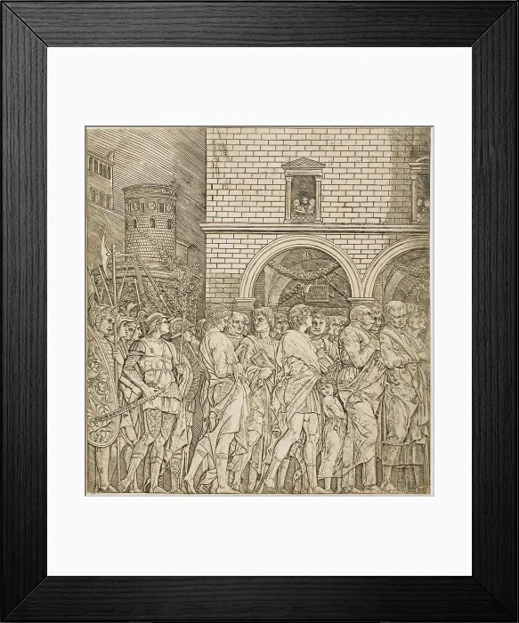 Framed Print : The Senators, from Triumph of Caesar, c.1495. Creator: School of Andrea Mantegna Framed Print : The Senators, from Triumph of Caesar, c.1495. Creator: School of Andrea Mantegna