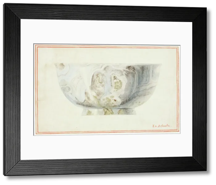 Framed Print : Agate Bowl, n.d. Creator: Giuseppe Grisoni Framed Print : Agate Bowl, n.d. Creator: Giuseppe Grisoni