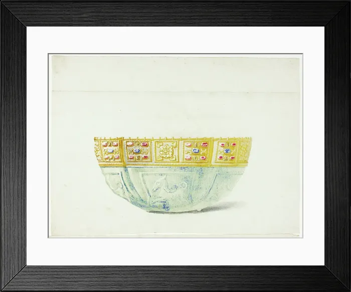 Framed Print : Jewelled Bowl in the Treasury of San Marco, Venice, n.d. Creator: Giuseppe Grisoni Framed Print : Jewelled Bowl in the Treasury of San Marco, Venice, n.d. Creator: Giuseppe Grisoni
