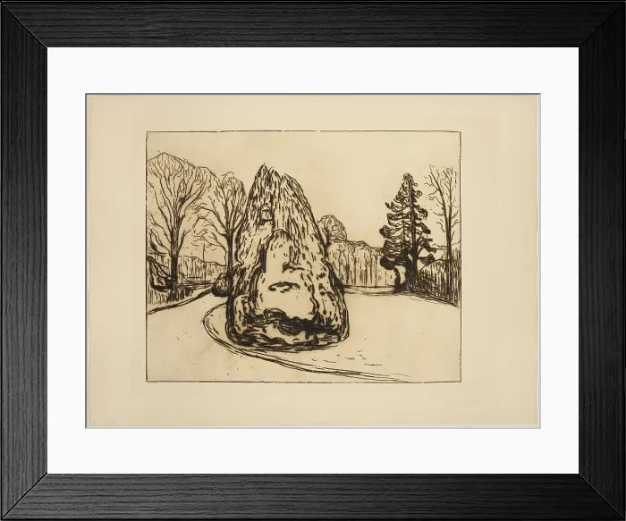 Framed Print : The Garden, 1902. Creator: Edvard Munch Framed Print : The Garden, 1902. Creator: Edvard Munch