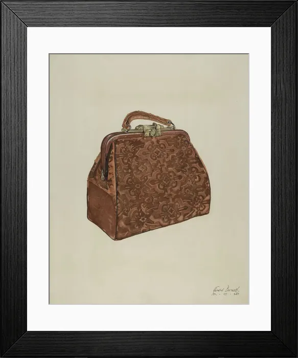 Framed Print : Satchel, 1935 / 1942. Creator: Gerard Barnett Framed Print : Satchel, 1935 / 1942. Creator: Gerard Barnett