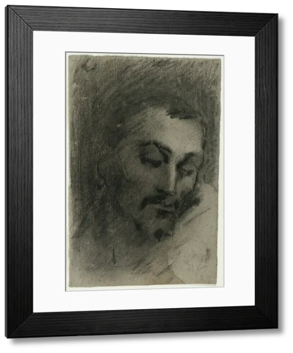Framed Print : Head of a Man, n.d. Creator: Jean-Baptiste Carpeaux Framed Print : Head of a Man, n.d. Creator: Jean-Baptiste Carpeaux