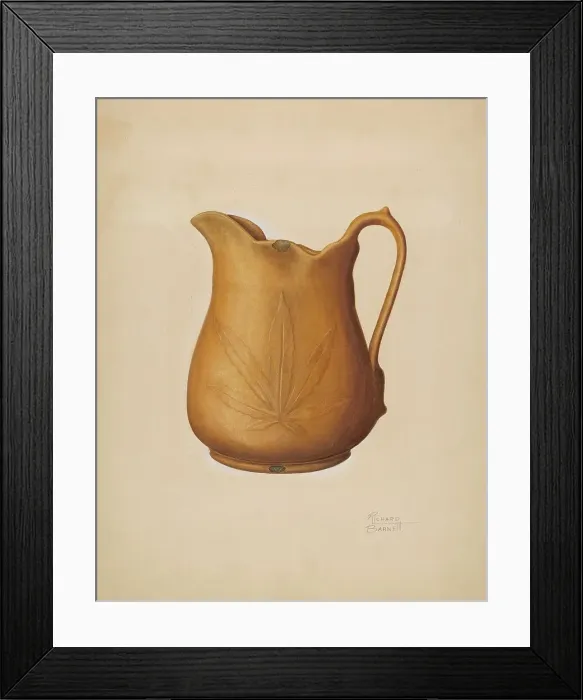 Framed Print : Pitcher, c. 1938. Creator: Richard Barnett Framed Print : Pitcher, c. 1938. Creator: Richard Barnett