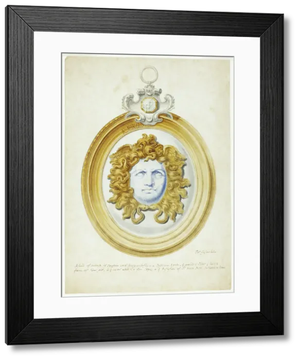 Framed Print : Head of Medusa (Sabbatini collection, Rome), n.d. Creator: Giuseppe Grisoni Framed Print : Head of Medusa (Sabbatini collection, Rome), n.d. Creator: Giuseppe Grisoni