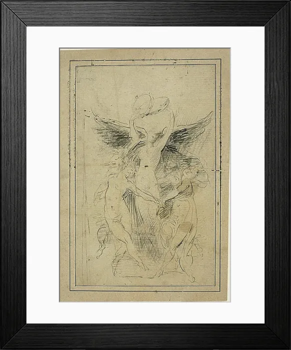 Framed Print : Five Dancing Female Figures, 1865. Creator: Jean-Baptiste Carpeaux Framed Print : Five Dancing Female Figures, 1865. Creator: Jean-Baptiste Carpeaux