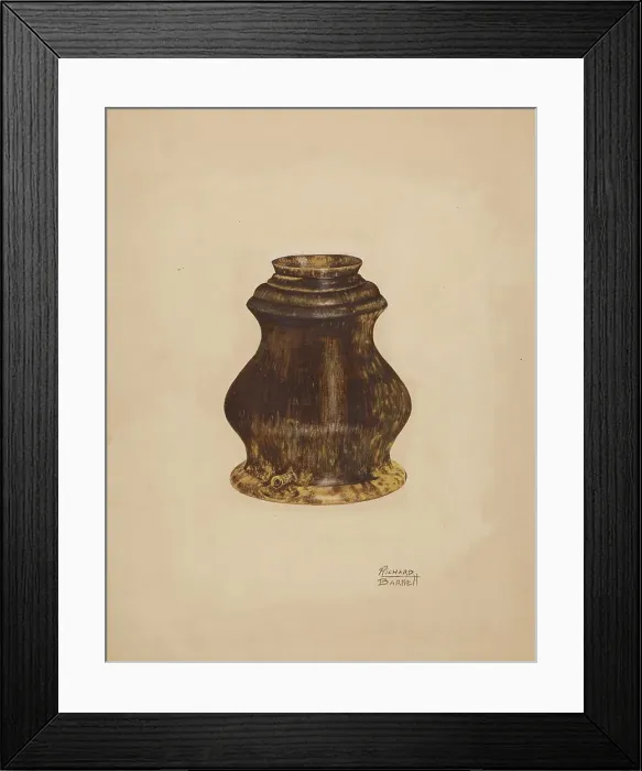 Framed Print : Asthma Jar, c. 1938. Creator: Richard Barnett Framed Print : Asthma Jar, c. 1938. Creator: Richard Barnett