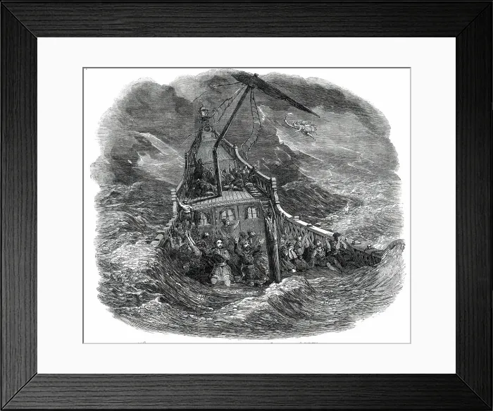 Framed Print : Scene from Halevy's New Opera of La Tempesta, at Her Majesty's Theatre, 1850. Creator: Unknown. Scene from Halevy's New Opera of La Tempesta, at Her Majesty's Theatre, 1850. Creator: Unknown Framed Print : Scene from Halevy's New Opera of La Tempesta, at Her Majesty's Theatre, 1850. Creator: Unknown. Scene from Halevy's New Opera of La Tempesta, at Her Majesty's Theatre, 1850. Creator: Unknown